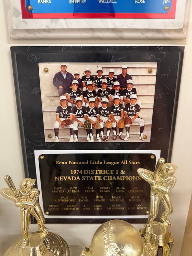 1974 State Championship plaque